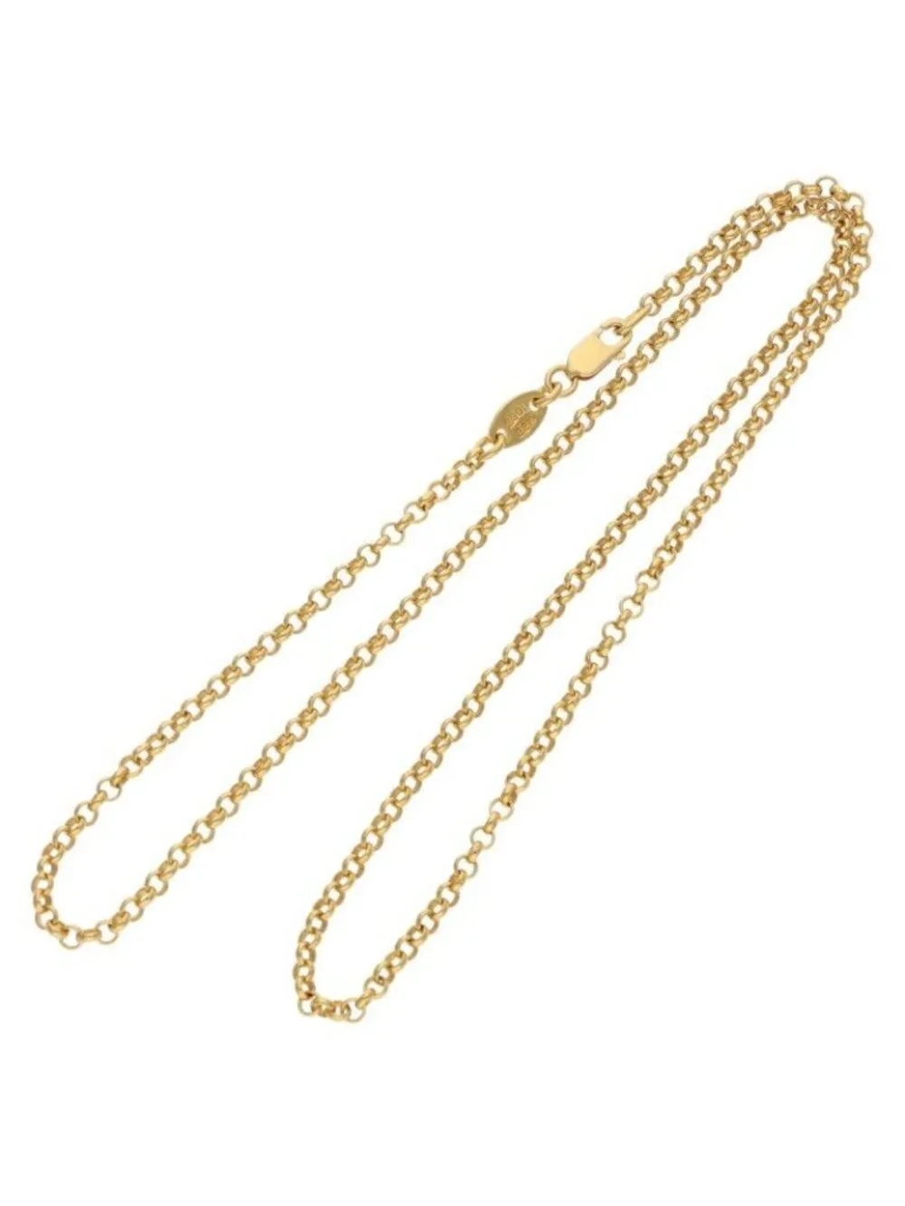 Chrome Hearts 22k Neckchain Roll Chain Gold Necklace